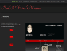 Tablet Screenshot of parkitvirtualmuseum.com